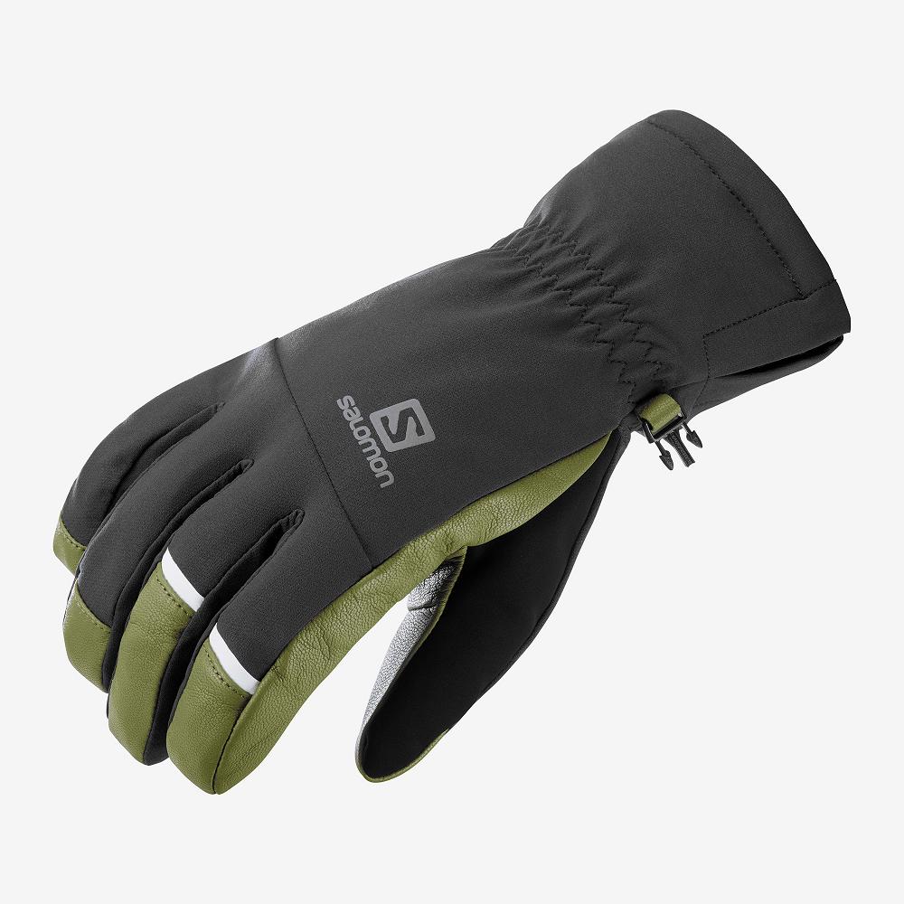 Salomon Singapore Mens Gloves - PROPELLER DRY M Black | 15780-KWTE